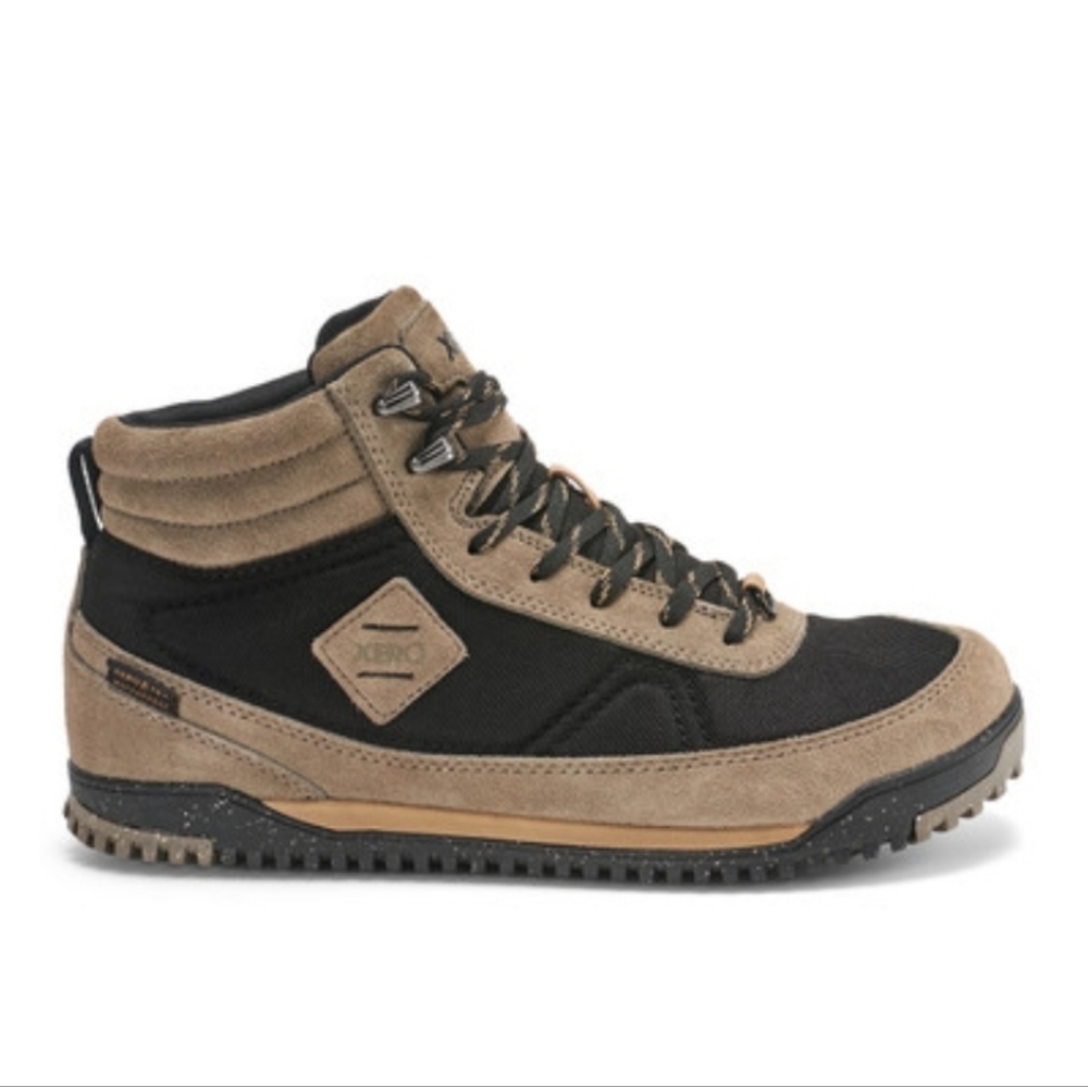XeroShoes Ridgeway Mens Waterproof Hiking Boots Size 11 Tan Black